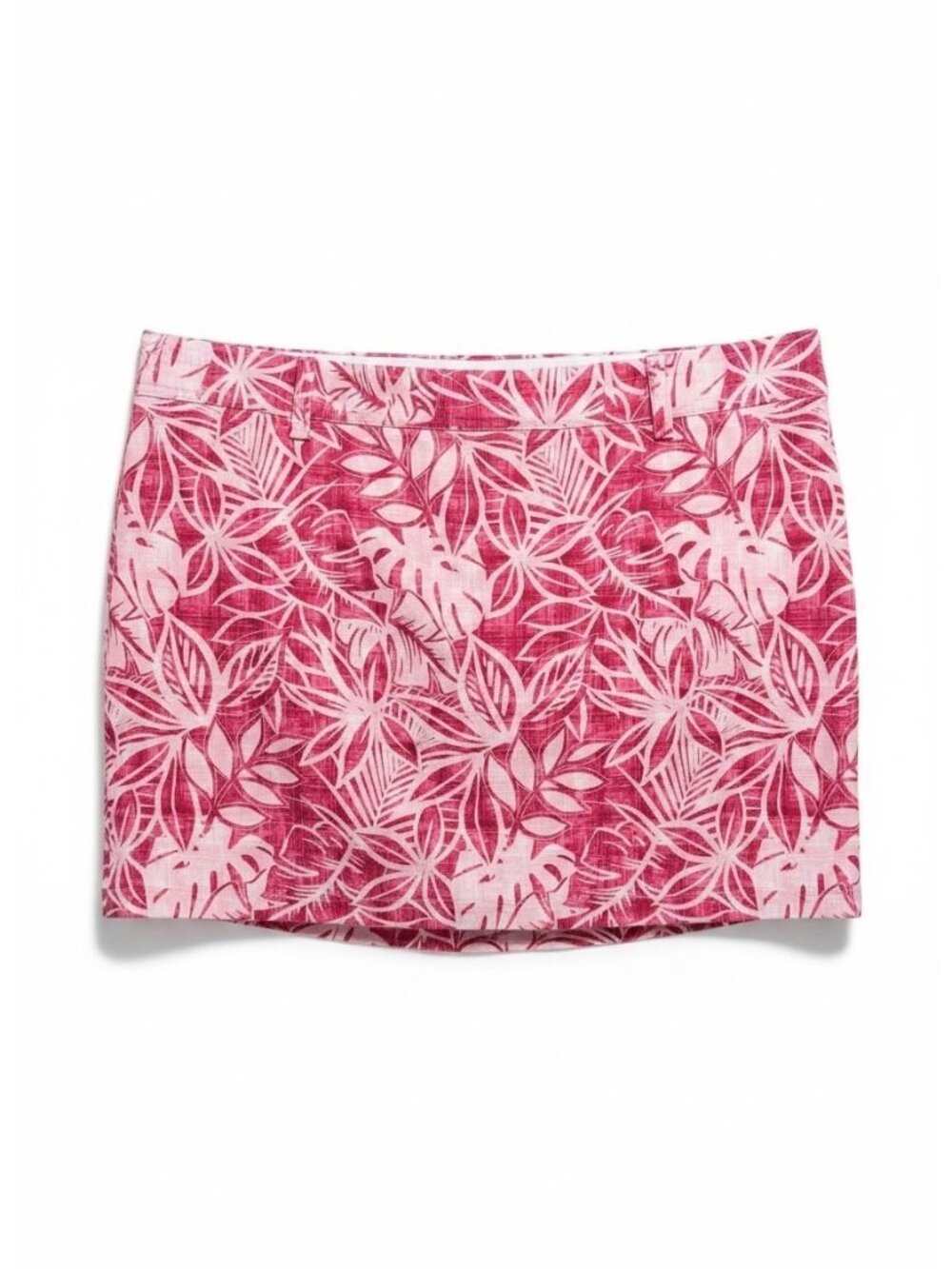 RipSkirt Tropical Palm Leaf Wrap Skirt Red White Travel Resort Size XXL